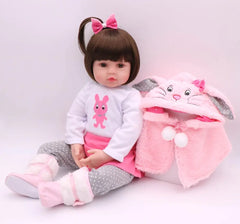 Silicone Reborn Baby Doll - Realistic Toy for Kids