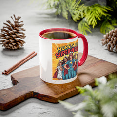 Nurses Are Superheroes Coffee Mug — Colorful 11oz/15oz Gift for Nurses