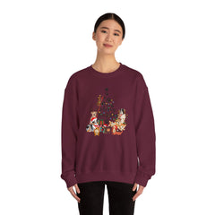 Merry Woofmas Christmas Tree Crewneck Sweatshirt