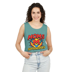 Mom’s Superheroes Tank Top Comic Book Style Shirt