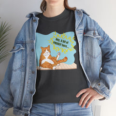 Hey Can I Get a Bit of PRIVACY Here..Orange Cat Graphic T-Shirt