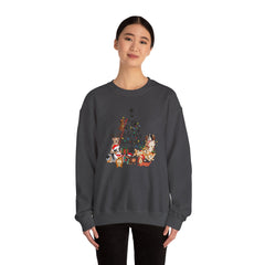 Merry Woofmas Christmas Tree Crewneck Sweatshirt