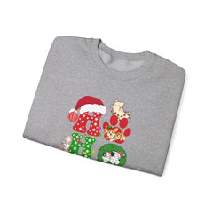Christmas Ho Ho Ho Pet Lovers Crewneck Sweatshirt
