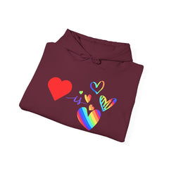 Love is Universal Unisex Heavy Blend™ Hooded Sweatshirt