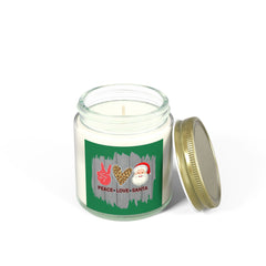 Christmas Scented Candles, Coconut Apricot Wax (4oz, 9oz)