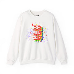 Be Yourself Rainbow Crewneck Sweatshirt