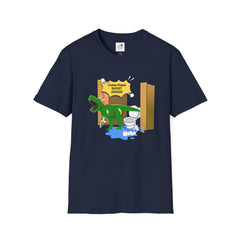 Funny Dinosaur Bathroom Humor T-Shirt