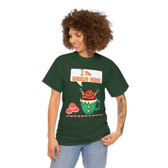 I'm Really Fine Tee — Cute Elf in a coffee cup Graphic T-Shirt