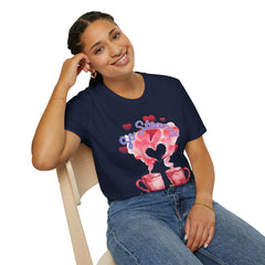 So Steamy Coffee T‑Shirt — Cute Couples/Coffee Lover Tee