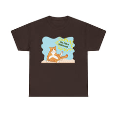 Hey Can I Get a Bit of PRIVACY Here..Orange Cat Graphic T-Shirt