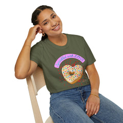 Sprinkled With Love Heart Donut Graphic Tee