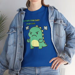 Angry Dino — "Another Fine Day! Crap!" Graphic Tee