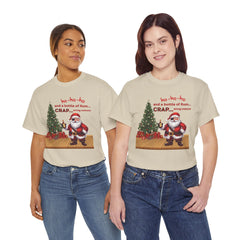 Santa “ho-ho-ho and a bottle of Rum…CRAP” Holiday Tee shirt