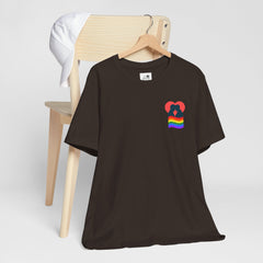Pride Heart Tee 1— Rainbow Heart Graphic T-Shirt