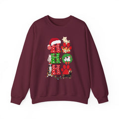 Christmas Ho Ho Ho Pet Lovers Crewneck Sweatshirt