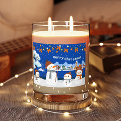Merry Christmas Scented Candle - Full Glass, 11oz