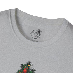 Christmas Australian Shepherd Dogs T-Shirt — Festive Tree & Presents Holiday Tee