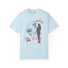 Growth... Floral Portrait T-Shirt