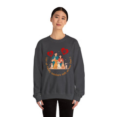 “Not All Family Members Walk on Two Feet” Pet-Loving Graphic Crewneck Sweatshirt
