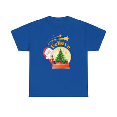 I Believe Christmas Unisex Heavy Cotton Tee