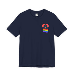 Pride Heart Tee 1— Rainbow Heart Graphic T-Shirt
