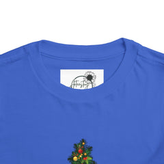 Toddler Tee — Cute Christmas Family Pets Under Festive Tree Holiday Shirt