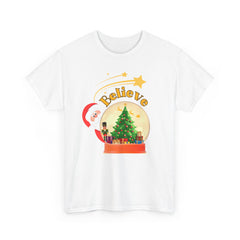 I Believe Christmas Unisex Heavy Cotton Tee