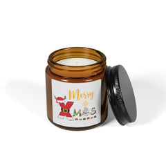 Xmas Scented Soy Candle (Multi-Size, Amber Jar)