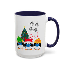 Coffee Mug Penguin Singing Design 11, 15oz