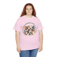 "Not All Family Members Walk on Two Feet" Cute Cat Family Graphic Tee