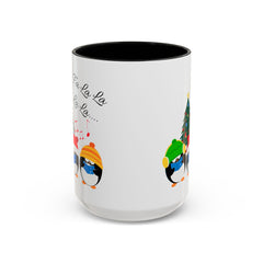 Coffee Mug Penguin Singing Design 11, 15oz