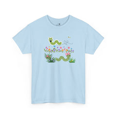 Cute Garden Worm Whimsical Springtime Tee