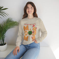 Gingerbread MOM and Her Crew Christmas Crewneck Sweatshirt
