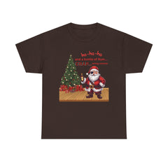 Santa “ho-ho-ho and a bottle of Rum…CRAP” Holiday Tee shirt