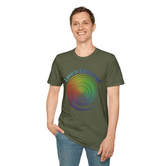 Love Is Universal T-Shirt — Rainbow Spiral Pride Tee