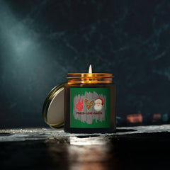 Christmas Scented Candles, Coconut Apricot Wax (4oz, 9oz)