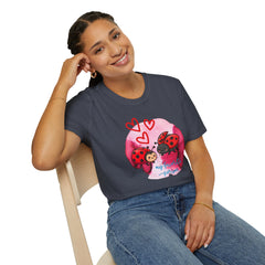 Ladybug Love T-Shirt — My Favorite Person Cute Couple Ladybugs with Hearts Valentine Tee