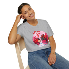 Ladybug Love T-Shirt — My Favorite Person Cute Couple Ladybugs with Hearts Valentine Tee