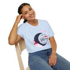 Love You to the Moon T-Shirt – Romantic Moon & Hearts Tee