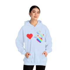 Love is Universal Unisex Heavy Blend™ Hooded Sweatshirt