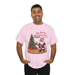Santa “ho-ho-ho and a bottle of Rum…CRAP” Holiday Tee shirt