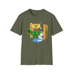 Funny Dinosaur Bathroom Humor T-Shirt