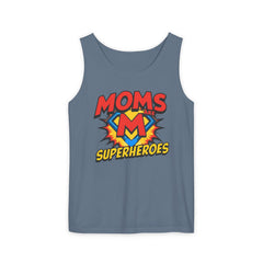 Mom’s Superheroes Tank Top Comic Book Style Shirt