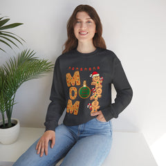Gingerbread MOM and Her Crew Christmas Crewneck Sweatshirt