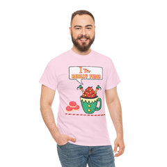 I'm Really Fine Tee — Cute Elf in a coffee cup Graphic T-Shirt