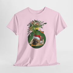 Christmas Pug Ornament and Mistletoe T-Shirt