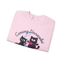 Cute Kittens with Yarn Coming Unraveled Cat Crewneck Sweatshirt