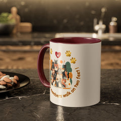 Cat Lover Mug – "Not all family members walk on two feet" Colorful 11oz/15oz Ceramic Mug