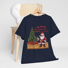 Santa “ho-ho-ho and a bottle of Rum…CRAP” Holiday Tee shirt