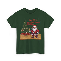 Santa “ho-ho-ho and a bottle of Rum…CRAP” Holiday Tee shirt